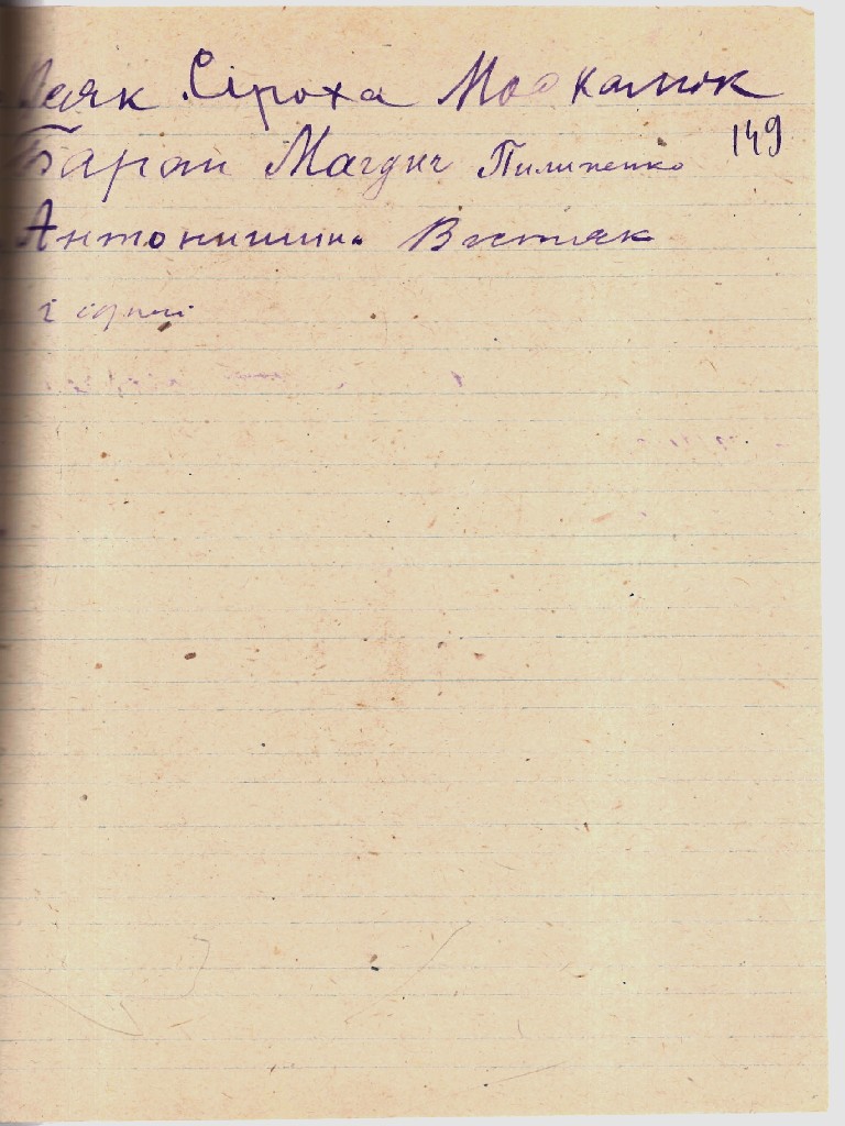 Лист учнів Печірської школи Брацлавського району до ВУЦВК про голодування. 1 листопада 1931 р.