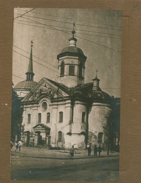 Фотокартка Успенської церкви на Подолі, м. Київ. 14 вересня 1929 р.- вересень 1931 р.