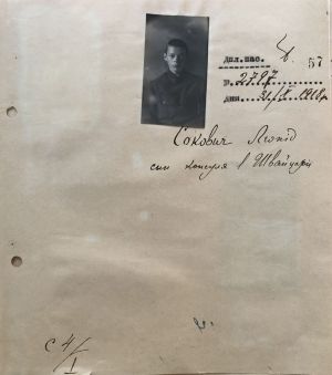 Дипломатичний паспорт Леоніда Соковича. 31 жовтня 1918 р.