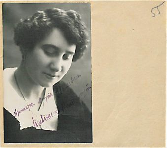Марія Литвиненко-Вольгемут. Фото не пізніше 31 січня 1920 р.