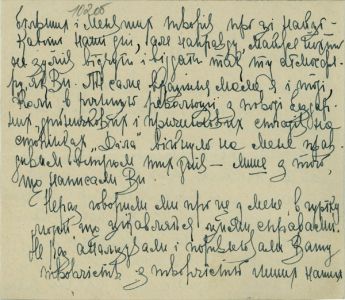 Лист О. Теліги до Галини Журби. 19 серпня 1939 р.