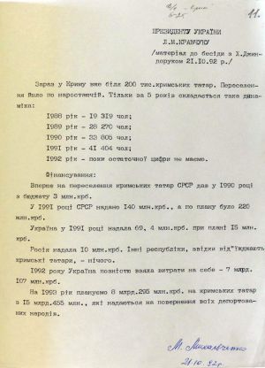 ЦДАВО України. Ф. 5233. Оп. 1. Спр. 13. Арк. 11