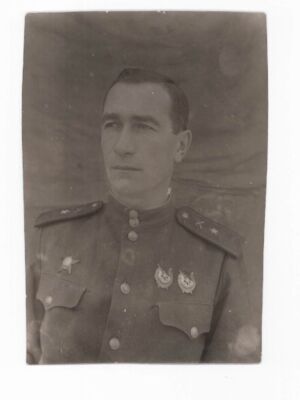 Генерал-майор артилерії Данило Краснокутський. Перед форсуванням Дніпра. 1943 р.