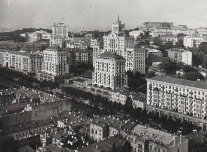 Вид на вулицю Хрещатик. Київ, 1950-ті рр.