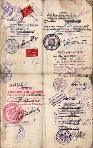 Дипломатичний паспорт Івана Красковського. 