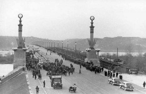 Відкриття мосту Патона. Київ, 1953 р.
