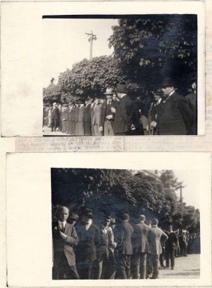Світлини зустрічі Президента Чехословацької Республіки Томаша Масарика в Подєбрадах. 9 травня 1923 р.
