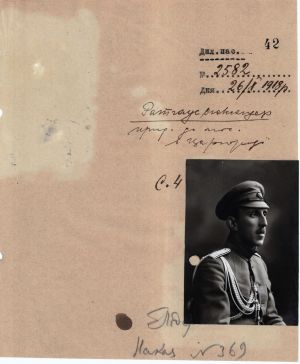 Дипломатичний паспорт Олександра Ратгауза. 26 жовтня 1918 р.