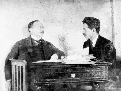 Семен Вітик (ліворуч). 1919 р.
