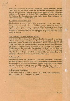 Інструкція німецької служби праці № 3/1942...