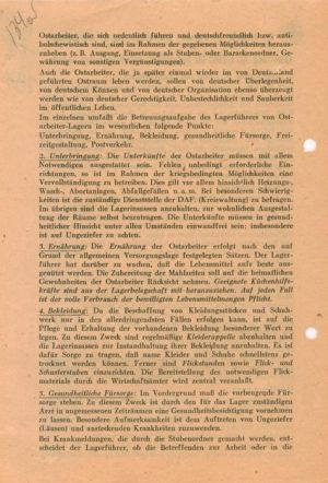 Інструкція німецької служби праці № 1/1942...