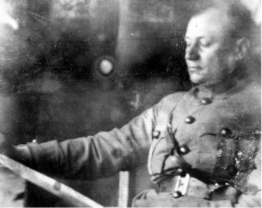 Генерал-полковник Олександр Загродський у таборі м. Каліш. [1921 р.].